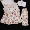 Pijama de Algodón Nube para Niñas, Manga Larga para Primavera y Otoño, Nuevo Estilo 2025, Popular Ropa de Casa de Otoño para Niñas Mayores