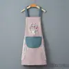 Delantal de cocina doméstico lavable, impermeable y a prueba de aceite, cinturilla de cocina de moda para hombres y mujeres, ropa de trabajo.