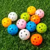 Pelota de Plástico para Entrenamiento Deportivo de 42 mm, Pelota de 26 Agujeros, Pelota Colorida de Pickeball para Entrenamiento Deportivo de Principiantes, Pelota para Práctica Deportiva en Exteriores y Interiores, Pelotas de Juguete para Mascotas, Pelota de Mano para Distinguir Colores para Niños, Pelota Multifuncional