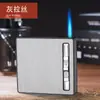 Caixa de cigarro automática direta da fábrica DH3319 dos homens 20-pack caixa de cigarro inflável reta mais leve