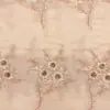 Jiaxin Textile Primavera y Verano Nuevo Chifón de 3 mm Falda Doble Cordón Bordado Moda Europea y Americana Vestido Tela de Lentejuelas