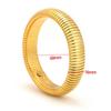 Europa y Estados Unidos transfronterizos pulsera elástica exagerada hilo traje de joyería multiespecificación collar transfronterizo DIY círculo de acero de titanio mano
