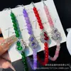 Cadena para Teléfono Móvil Calabaza de Zirconia para Atraer Riqueza y Seguridad, Cadena Colgante para Teléfono Móvil de Cuentas de Vidrio, Colgante de Alta Gama Estilo Chino, Llavero de Caja Sorpresa para Mujeres
