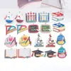 Temporada de Graduación Serie de Artículos Escolares Joyería de Aleación con Goteo de Aceite Accesorios Colgantes para Collares DIY Cadenas para Teléfono Colgantes para Llaves
