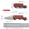 Cuchillo de fruta, cuchillo plegable de acero inoxidable, mini cuchillo portátil para pelar melones y frutas, cuchillo doméstico para dormitorio, cuchillo para frutas y verduras
