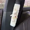 Almohadilla para Cinturón de Seguridad de Coche Vestido Suéter Lindo Decoración de Conejo para Cinturón de Seguridad Infantil Anti-Estrangulamiento Universal para Todas las Estaciones de Mujer