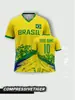 2026 Roupas Esportivas Masculinas de Treinamento Profissional Respiráveis de Secagem Rápida 3D Futebol Jersey Popular Confortável