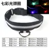 Colgante Perdido Perro Collar Luminoso Collar Perro Perdido Suministros para Paseo de Perros Luz Nocturna Luminosa Ajustable