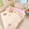 Nuevo Juego de Ropa de Cama de Algodón 100% para Dormitorio de Estudiantes Universitarios de 2026, Funda de Edredón de Algodón Puro, Sábana Plana Individual, Sábana Ajustable, Ropa de Cama