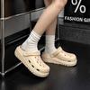 Pantuflas Eva con Sensación de Caminar sobre las Nubes, Adecuadas para Mujeres y Hombres, para Uso en Interiores y Exteriores, Antideslizantes, Transpirables, Cómodas para el Verano, Sandalias de Punta Cerrada