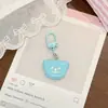 Llavero de Cabeza de Oso de Colores Caramelo para Primavera y Verano Colgante para Mochila Accesorio Versátil para Bolsos Femeninos Regalo para Mejores Amigas y Parejas