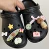 Zapatos Croc, Zapatos con Lazo, Accesorios de Flores, Lindos Accesorios de Decoración para la Parte Superior del Zapato de Cachorro de Dibujos Animados, Hebillas para Zapatos, Venta al por Mayor de DIY para Zapatos