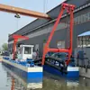 Equipo ruso de dragado de arena Barco de bombeo de arena por succión de perdigones Barco de succión de perdigones de varilla recta Máquina de dragado y desazolve de ríos y embalses