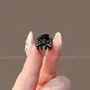 Pinza Decorativa Pequeña de Garra Estilo Coreano Pinza Lateral Suave Pinzas para Fijar Mechones Rebeldes Accesorios Simples para el Cabello