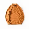Roupas de Lã para Exterior Masculina Moletom com Meio Zíper Roupas Esportivas Carregadas Gola Interna Casaco de Lã Quente 6314