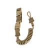 Cuerda de Resorte Táctica para Exteriores Cuerda Protectora Accesorio para Entusiasta Militar Retráctil Elástica Mochila Camping Misión Cuerda de Nylon Estilo Militar