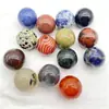 Atacado cristal de ágata natural 20mm esfera não porosa diy esfera de pedra não porosa acessórios para joias acessórios
