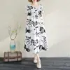 Vestido Floral de Algodão e Seda Tamanho Grande para Mulheres de Meia-Idade e Idosas Verão 2026 Novo Estilo Vestido Elegante para Mães de Meia-Idade Acima de 50 Anos