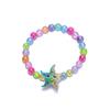 Pulsera de cuentas de princesa con temperamento lindo de dibujos animados, pulsera creativa de cuentas de color caramelo, joyería para niños, pulsera para niños