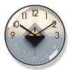 Reloj de pared minimalista estilo nórdico, decoración moderna para sala de estar, reloj redondo de cuarzo, segundero de barrido silencioso, para uso doméstico