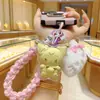 Colgante Dorado de Kuromi Peluche Explotando Hello Kitty Bolsa de Dibujos Animados Llavero para Teléfono Móvil Regalo Venta al por Mayor