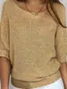 Bestseller transfronterizo: Suéter de punto fino de canalé de color liso, top de punto de murciélago sin hombros para mujer de talla grande, otoño e invierno, europeo y americano
