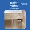Tornillo autorroscante integrado soporte laminado vidrio partición sin perforar soporte mueble de armario soporte laminado móvil grano de madera clavo al por mayor