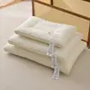 2026 Nueva almohada de algodón puro estilo japonés Muji Clase A, almohada infantil de alta calidad, núcleo de almohada para adultos, ayuda para dormir en dormitorios estudiantiles