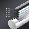Haste para secar roupas de varanda em tubo redondo de aço inoxidável 304, varal de haste única, haste espessa, haste para pendurar roupas, tubo redondo
