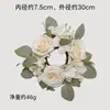 Venda Quente Transfronteiriça Rosa Artificial para Fotografia de Roupas Decoração de Casa de Casamento Velas de Hortênsia Flor Artificial para Roupas