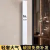 Señal de Baño Hombres y Mujeres Baño Inodoro Indicador Señal para Puerta Acrílico Baño de Hombres Baño de Mujeres WC Señal de Recordatorio Cálido