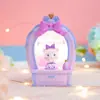 Lámpara Gatito Flor Pequeña Adorno de Escritorio de Dibujos Animados Creativo Decoración de Ambiente para el Hogar Regalo para Amigos Regalo de Cumpleaños Venta al por Mayor del Fabricante