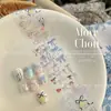 Estilo Coreano Ins Pintado a Mano Graffiti Primavera Arte de Uñas Papel de Transferencia Chica Linda Estrellas de Empalme Lindas Mascotas Decoraciones para Uñas