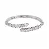 Pulsera Ajustable de Zirconia con Forma de Gota de Agua Chapada en Oro Real de 18 Quilates Moda Transfronteriza Pulsera Sencilla Lujo Ligero Sensación de Alta Gama Joyería de Mano para Mujer