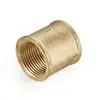 Conector roscado de latón, tubo de extensión de rosca interior, conector recto de paso total, accesorios para tuberías de suministro de agua