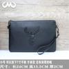 Marca de moda Bolso de mano de cuero suave para hombre Clutch de negocios Cartera de moda para niño Bolso vintage para hombre PU para mujer