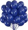Paquete de 20 Globos de Látex de Color Sólido Negro Azul Multicolor Decoración de Boda Fiesta Pre-Boda Fiesta del Día de la Madre