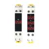 Voltímetro montado en riel de tarjeta digital monofásico pantalla digital Amperímetro de CA medidor de frecuencia 220v 380v trifásico A