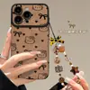 Adecuado para Funda de Teléfono Móvil Apple 17Promax Iphone15 Pulsera de Gato con Lazo 16 Nuevo Modelo para Mujer 14 Silicona 13