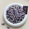 Pulseira Bodhi Borboleta de Jade Roxa Flor Roxa Flutuante Contas Soltas Contas de Ábaco para Artesanato Pulseira Feminina Contas de Buda Acessórios de Joia Wenwan