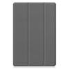 Funda protectora para tableta Samsung Galaxy Tab A9 Plus 2023 + funda de cuero con ruedas de tres pliegues