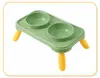 Tigelas para Animais de Estimação Atacado Transfronteiriço, Tigelas Duplas, Tigelas para Gatos, Tigelas para Gatos com Pernas Altas que Protegem o Pescoço, Tigelas para Cachorros, Tigelas de Alimentação para Gatos, Utensílios de Alimentação para Animais de Estimação Tudo-em-Um