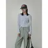 611 # Liquidación Seis Uno Cuatro Felicidad Marca Camiseta de Cuello Redondo Ajustada Adelgazante Capa Interior Hombro Normal Superior Básico de Base