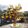 Árbol de Yuanbao de Cristal Árbol del Dinero Gabinete de TV para Sala de Estar Artesanías Adornos Regalos de Inauguración Decoración del Hogar Fabricante Mayorista