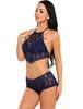 Suministro de comercio exterior Europa y Estados Unidos nuevo sexy encaje faja perspectiva sexy conjunto de ropa interior fabricantes fuente venta al por mayor