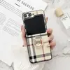 Funda de Teléfono Móvil Moda y Lujo Adecuada para Samsung Zflip6 Anticaída Personalizada Todo Incluido Flip5 Celebridad de Internet Pantalla Plegable