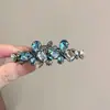 Novo Presilha de Cabelo Borboleta de Cristal de Alta Qualidade para Mulheres, com um Toque de Sofisticação, Versátil para Penteados Semi-Presos, Presilha de Mola de Luxo Leve Presilha Superior