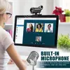 Modelo privado belleza 4K enfoque automático cámara de computadora HD red USB webcam en vivo sin controlador 2K altavoz