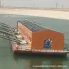 Barcos de servicio fluvial grandes y pequeños, embarcaciones de ingeniería, embarcaciones de transporte, ferris de transporte de carga y embarcaciones de ingeniería para trabajos acuáticos