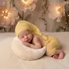 Ropa de estilo elfo tejida a mano con mohair para fotografía infantil, de punto para fotos de bebé, nueva, transfronteriza